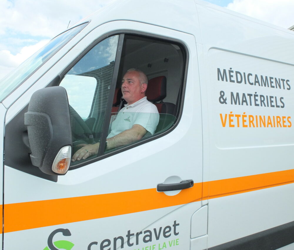 livrasion camionnette Centravet