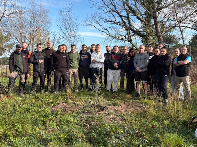 Plantation de l'arbre à Centravet Bordeaux - RSE